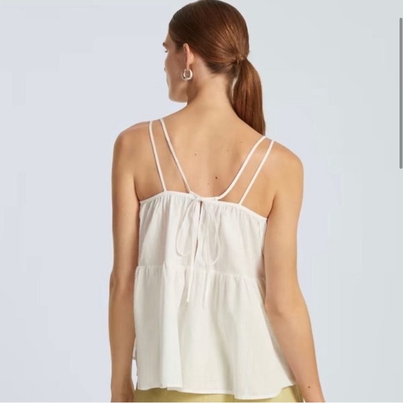 NWT Everlane The Billow Cami White Small - Picture 3 of 4